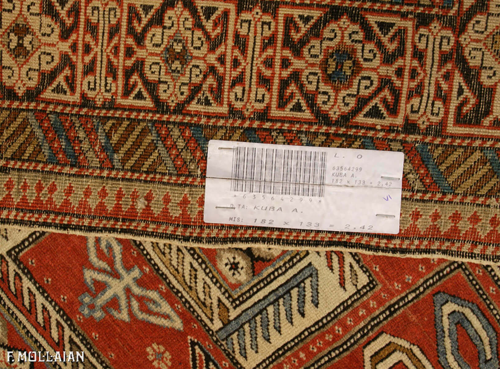 Tappeto Antico Caucasico Kuba (Quba) n°:63564299